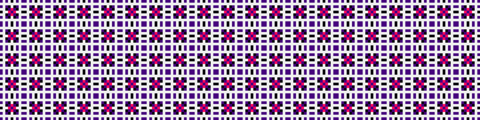 Abstract Cross Pattern Dots Logo generative computational art illustration