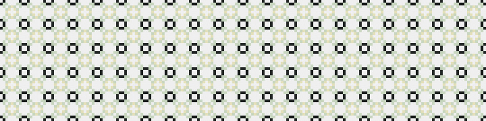 Abstract Cross Pattern Dots Logo generative computational art illustration