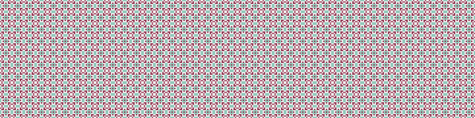 Fototapeta premium Abstract Cross Pattern Dots Logo generative computational art illustration