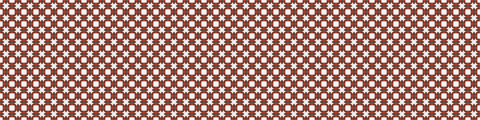 Fototapeta premium Abstract Cross Pattern Dots Logo generative computational art illustration