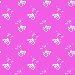 seamless background with hearts