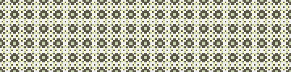 Fototapeta premium Abstract Cross Pattern Dots Logo generative computational art illustration