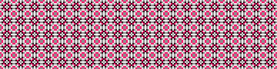 Abstract Cross Pattern Dots Logo generative computational art illustration
