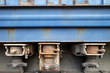 twistlock of a container semi-trailer