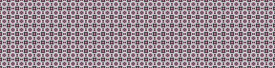 Fototapeta premium Abstract Cross Pattern Dots Logo generative computational art illustration