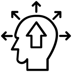 
A person with numerous arrows symbolising choices or methods he can have
