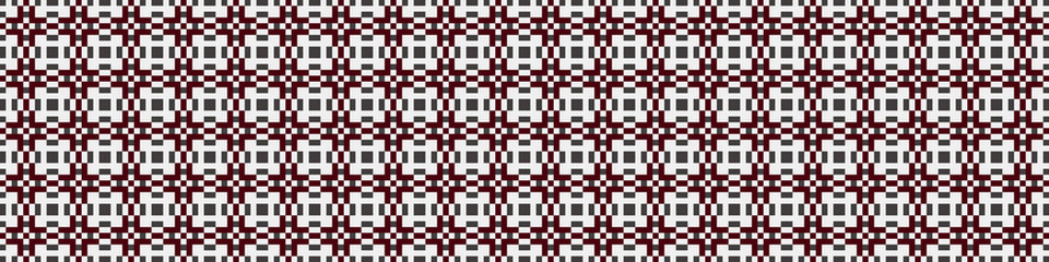 Fototapeta premium Abstract Cross Pattern Dots Logo generative computational art illustration