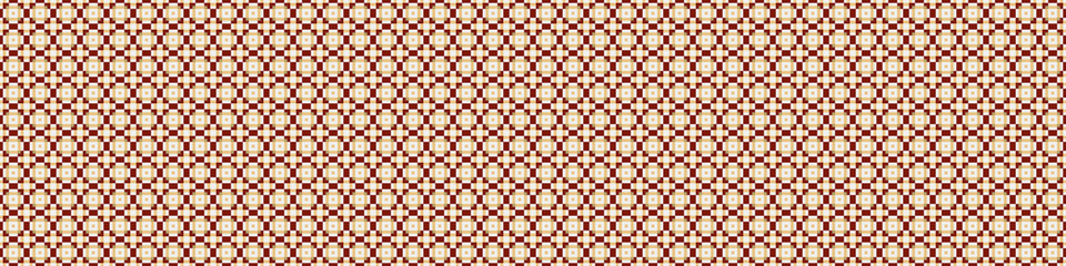 Fototapeta premium Abstract Cross Pattern Dots Logo generative computational art illustration