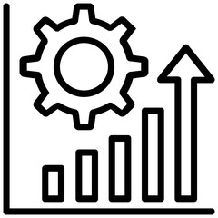 Bar‌ ‌chart‌ ‌and‌ ‌line‌ ‌graph‌ ‌analysis,‌ ‌graph‌ ‌report‌ ‌line‌ ‌icon‌ ‌
