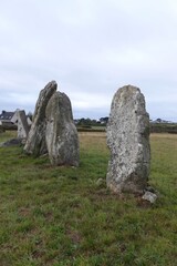 Standing stones in Brittany 