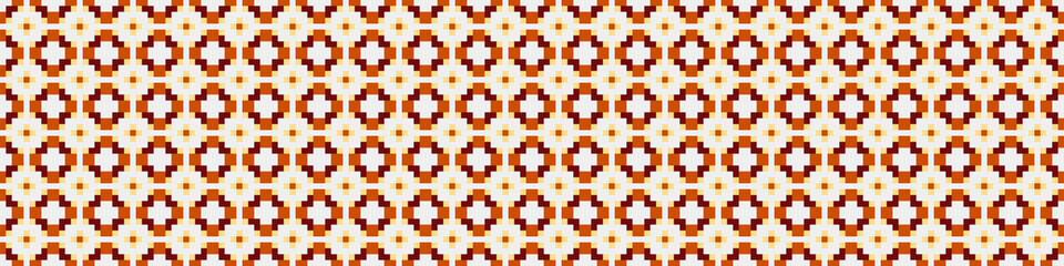 Abstract Cross Pattern Dots Logo generative computational art illustration