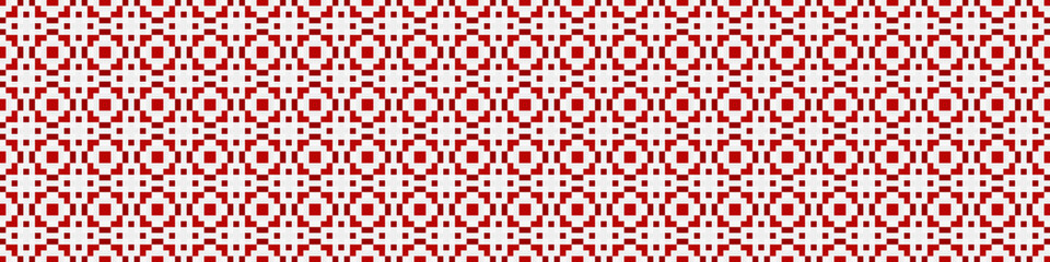 Fototapeta premium Abstract Cross Pattern Dots Logo generative computational art illustration