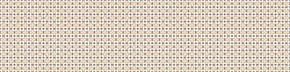 Fototapeta premium Abstract Cross Pattern Dots Logo generative computational art illustration