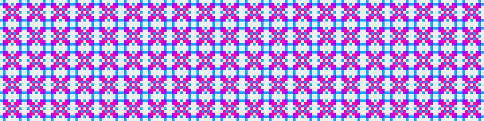Abstract Cross Pattern Dots Logo generative computational art illustration