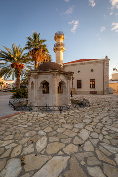Ottoman mosque in a square in town of Ierapetra.