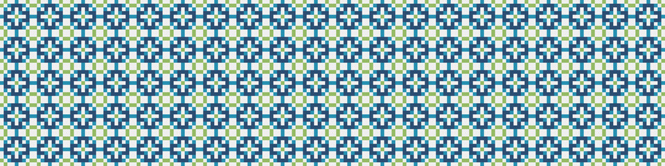 Abstract Cross Pattern Dots Logo generative computational art illustration