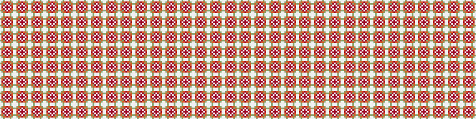 Abstract Cross Pattern Dots Logo generative computational art illustration