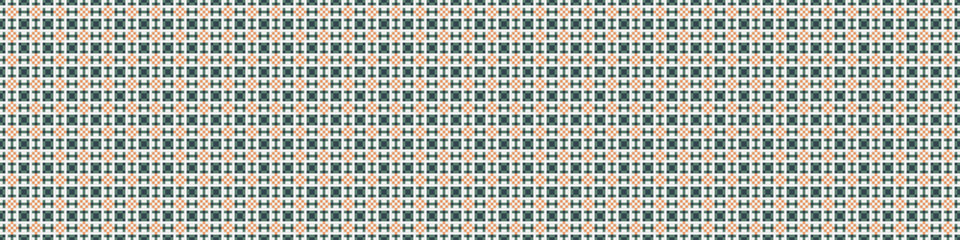 Fototapeta premium Abstract Cross Pattern Dots Logo generative computational art illustration