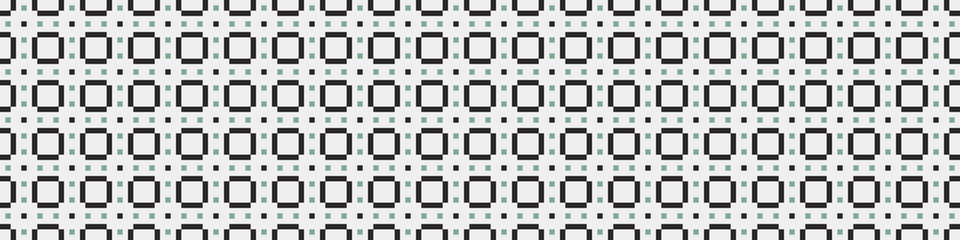 Fototapeta premium Abstract Cross Pattern Dots Logo generative computational art illustration