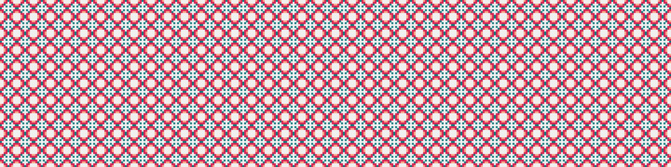 Abstract Cross Pattern Dots Logo generative computational art illustration