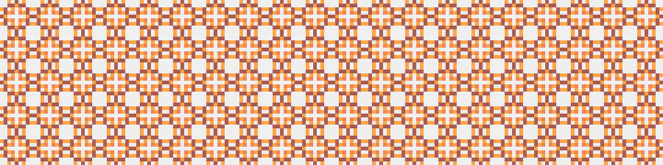 Abstract Cross Pattern Dots Logo generative computational art illustration