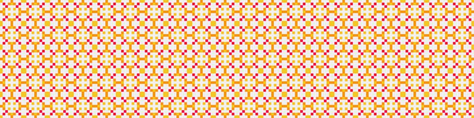 Abstract Cross Pattern Dots Logo generative computational art illustration