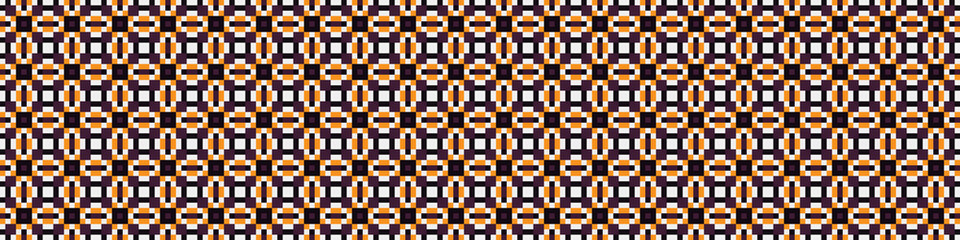 Abstract Cross Pattern Dots Logo generative computational art illustration