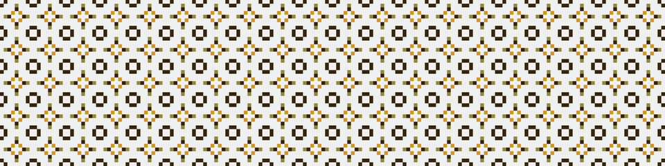 Abstract Cross Pattern Dots Logo generative computational art illustration