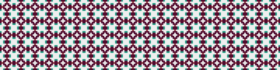 Abstract Cross Pattern Dots Logo generative computational art illustration