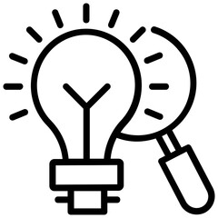 
A creative cycle symbolised by a lightbulb and circular arrows
