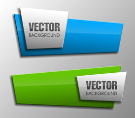 Design shape Origami vector banner