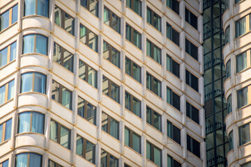 Windows of an office building