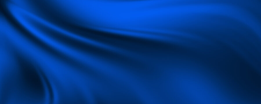 Abstract of soft blue silk background