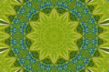 Blue and green abstract background