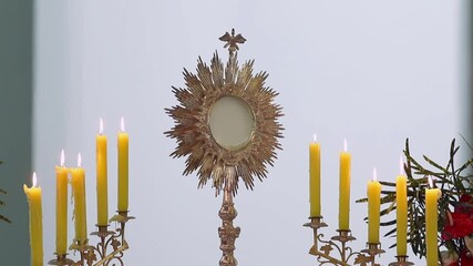 Ostensorial adoration in the catholic church
