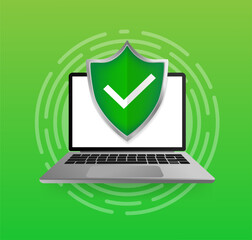 Network security antivirus vpn privacy. User icon vector. Data protection. Data secure. Icon for concept design. Isometric vector. Personal protection.