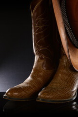 Leather Cowboy Boots