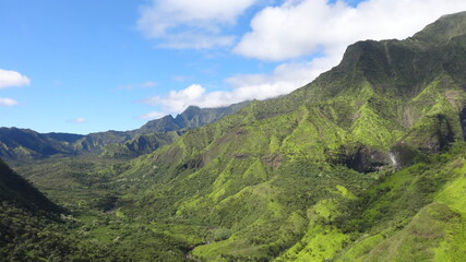 Naklejka premium landscape with mountains