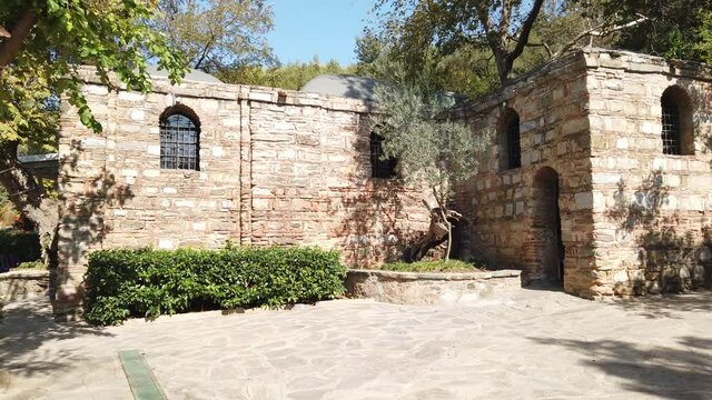 House of Virgin Mary. The House of the Virgin Mary is a Catholic shrine located on Mt. Koressos in the vicinity of Ephesus, 7 kilometres from Sel&ccedil;uk in Turkey. 