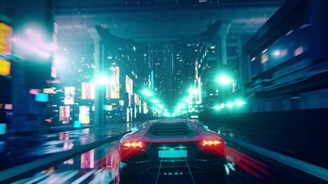 Night Drive Car Loop