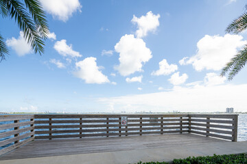 Edgewater Miami wooden dock