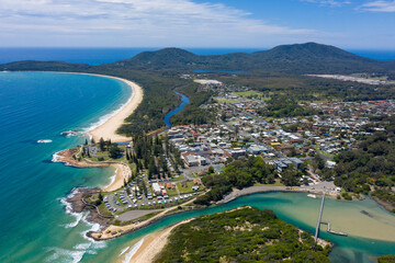 The town of South West Rocks on the north coast of New South Wales, Australia.