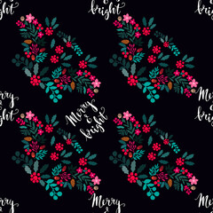 Christmas wreath pattern 7