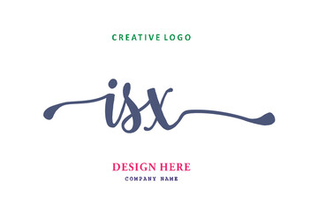ISX lettering logo is simple, easy to understand and authoritative