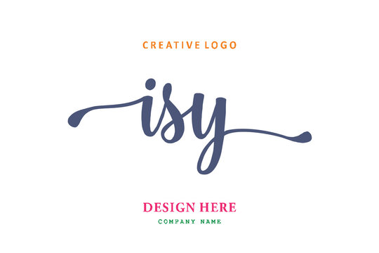 ISY lettering logo is simple, easy to understand and authoritative