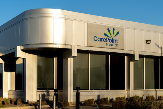 
Mississauga, On, Canada - November 12, 2020: CarePoint Health Building And Sign  Is Seen In Mississauga, On, Canada. CarePoint Health Is An Inter-professional Care Team Of Physicians And Allied Healt