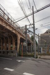 Naklejka na ściany i meble 渋谷の鉄橋