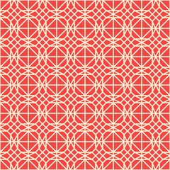 Fototapeta premium Geometric Art deco seamless pattern background.
