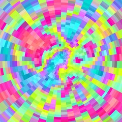 Rainbow colors, circular design, abstract background with circles