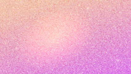 Abstract glittering background. Pink gradient with shimmering dust. Vector illustration